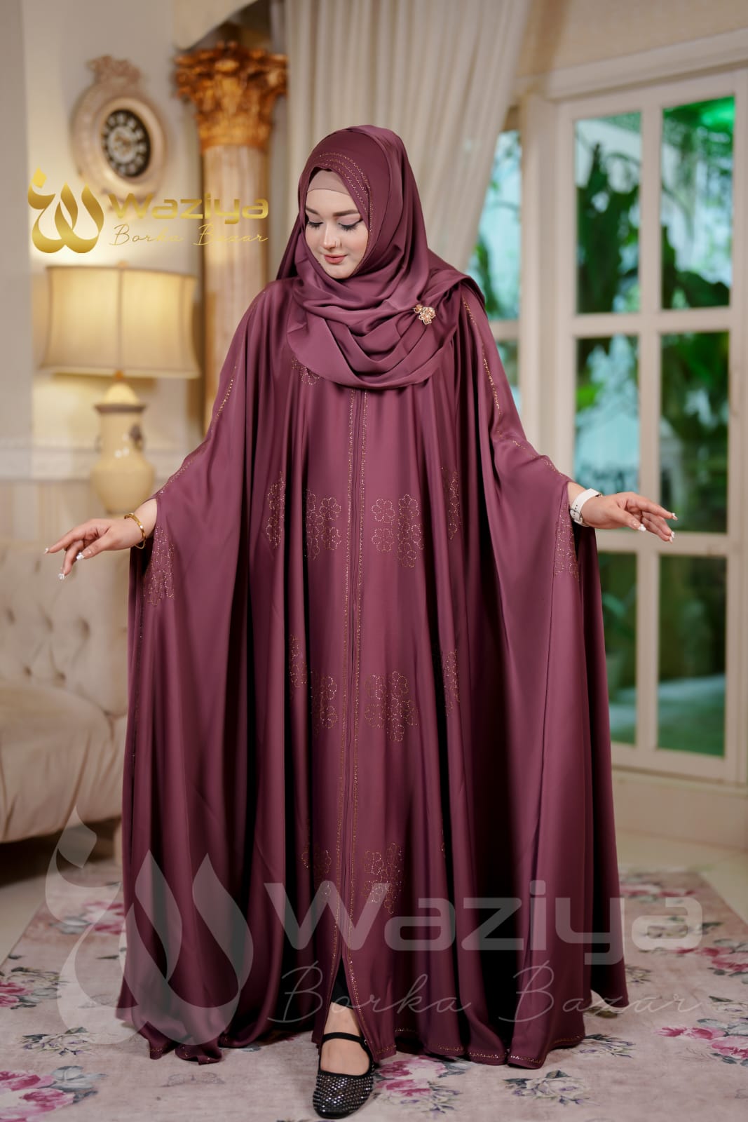 Premium Persian Jafran Abaya Premium Persian Jafran Abaya